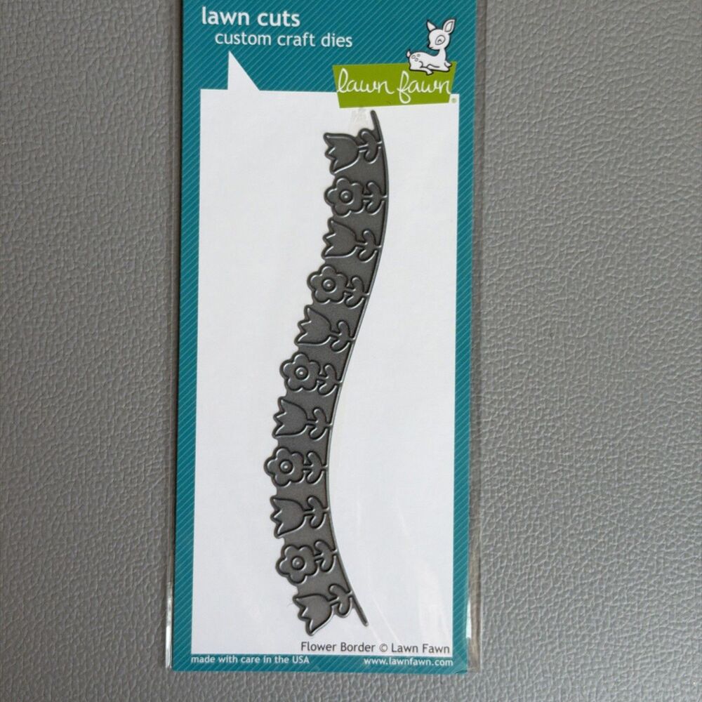 Lawn Fawn FLOWER BORDER Metal Die